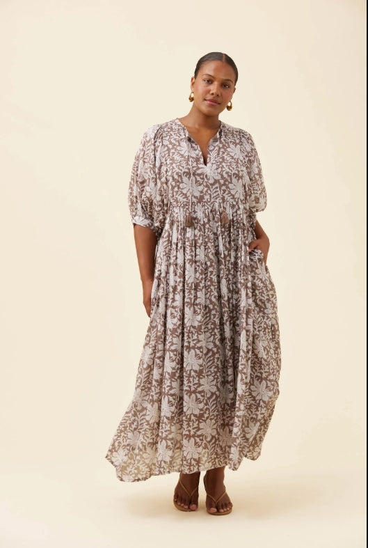 Wilma Maxi Dress - Taupe