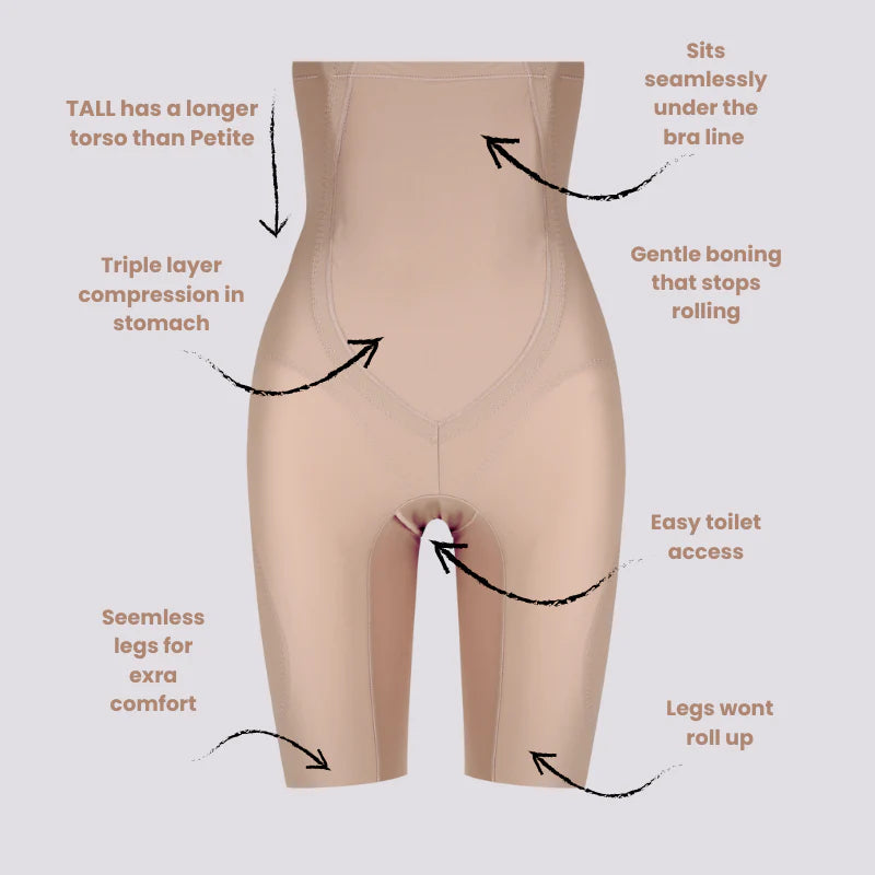 Figur Shapewear Ultimate Shorts Nude- Petite