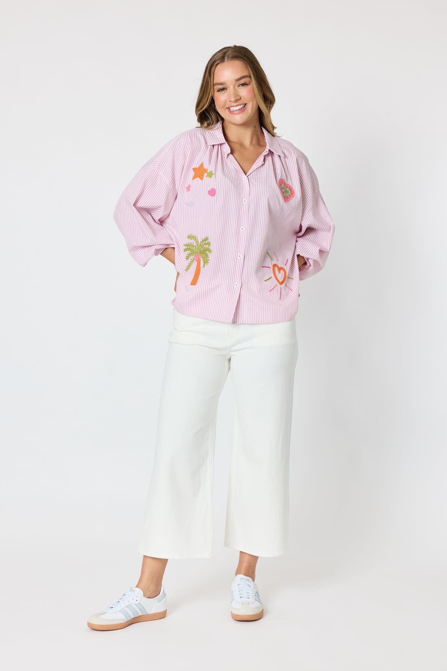 The Palms Shirt - Musk White