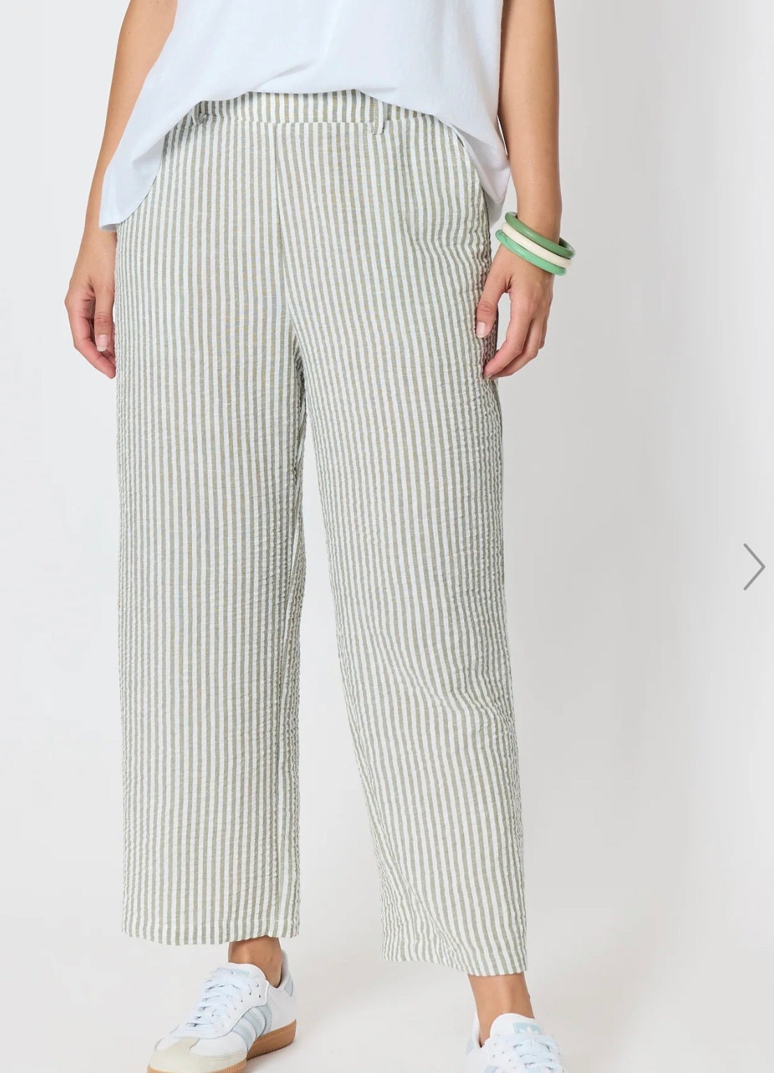 Urban Stripe Pant - Olive