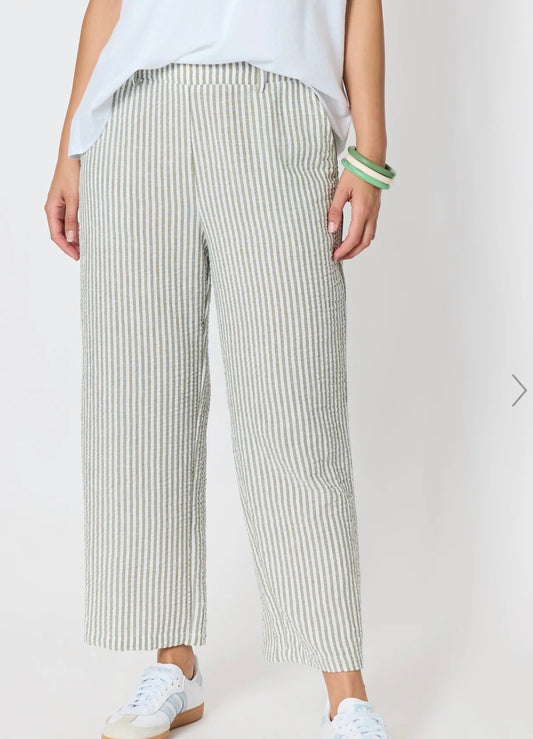 Urban Stripe Pant - Olive