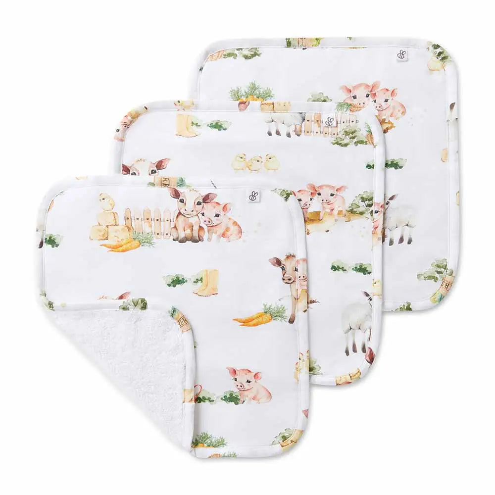 Organic Washcloths- Farm