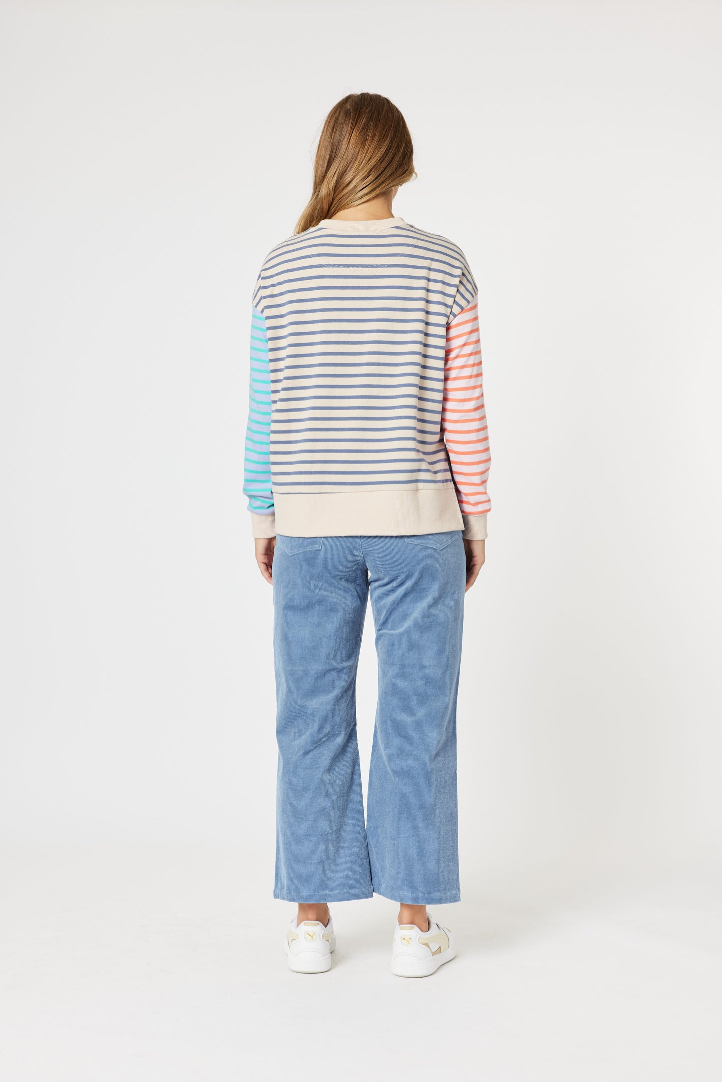 Lucy Stretch Cord Pant - Blue