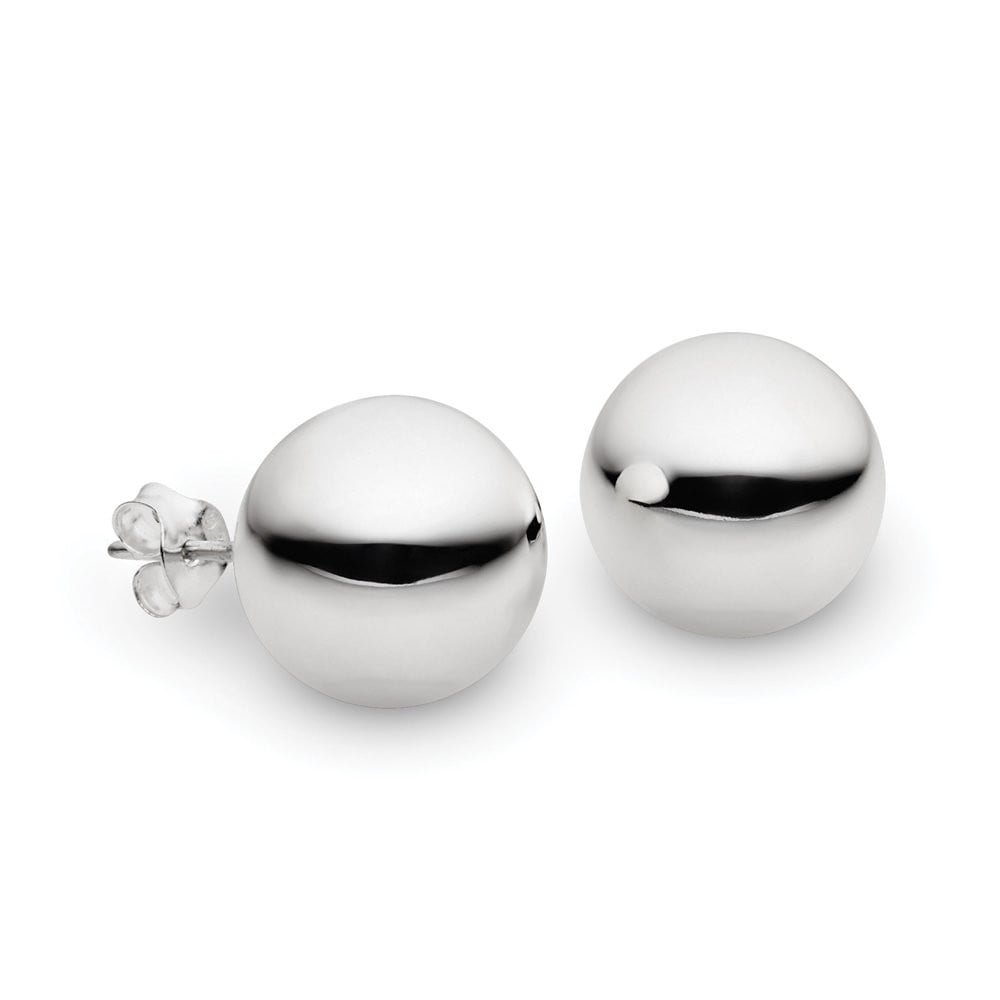 Allure Ball Stud Earrings - Silver