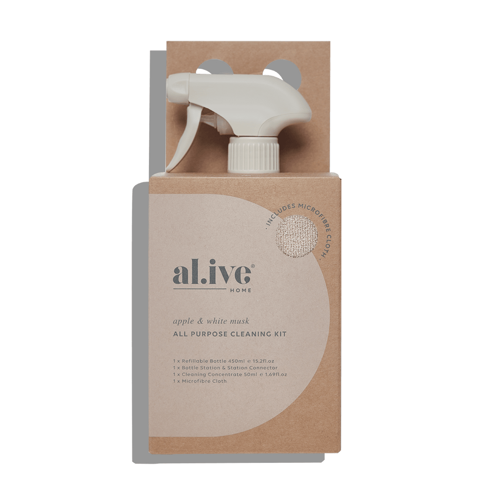Alive All Purpose Cleaning Kit - Apple/White Musk