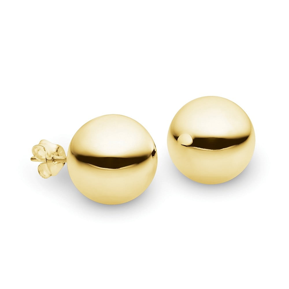 Allure Ball Stud Earrings - Gold