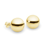 Allure Ball Stud Earrings - Gold