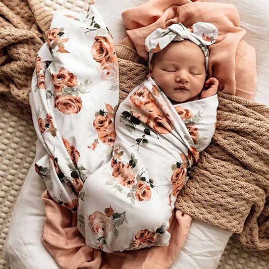 Snuggle Swaddle Set- Rosebud