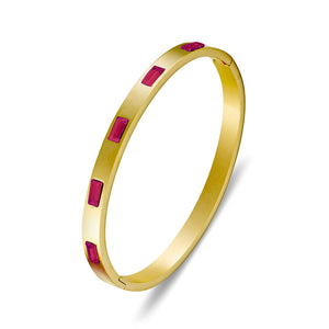 
            
                Load image into Gallery viewer, Allure Bangle - Ruby
            
        