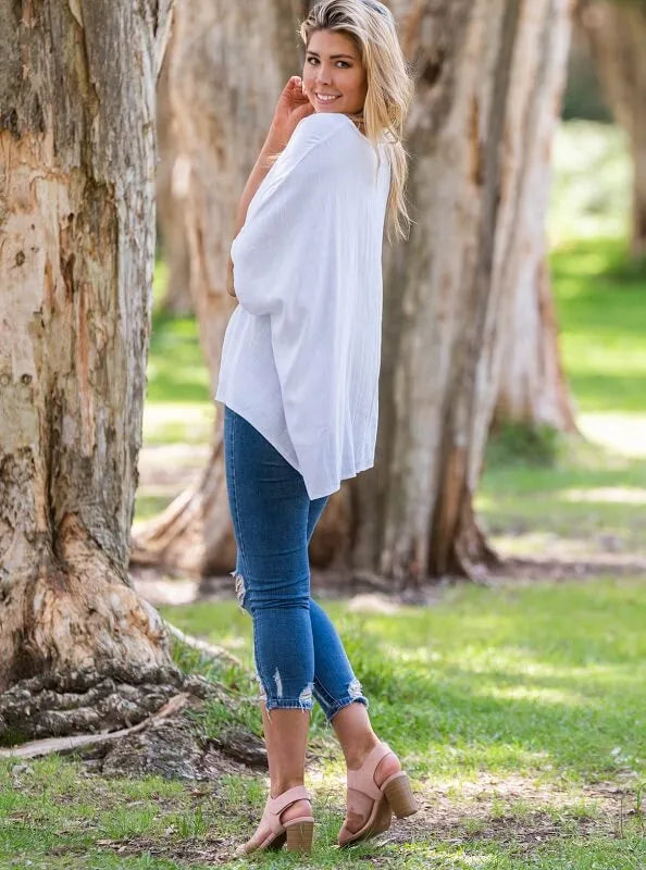 Drape Top- White