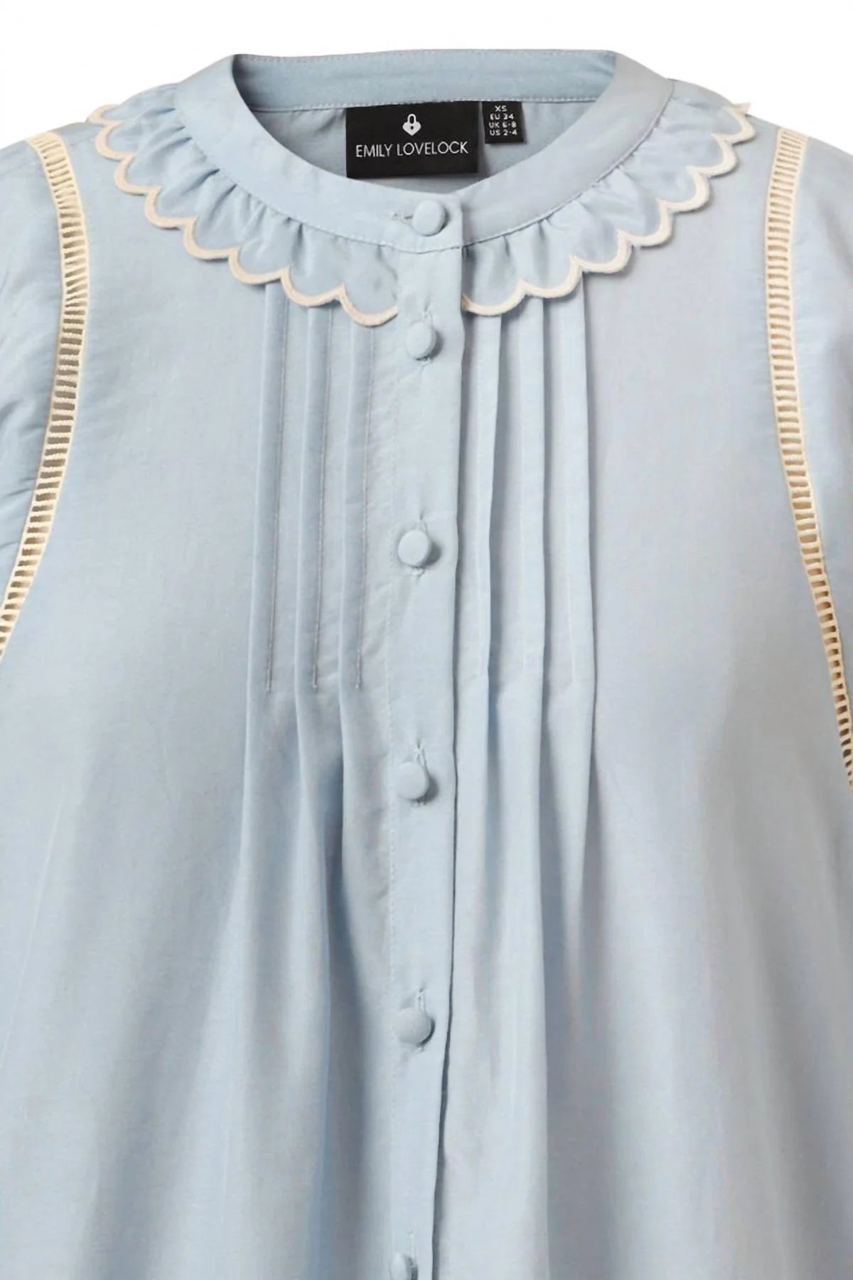 Martha Blouse- Chambray Blue