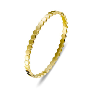 
            
                Load image into Gallery viewer, Allure Bangle - Hexagonal
            
        