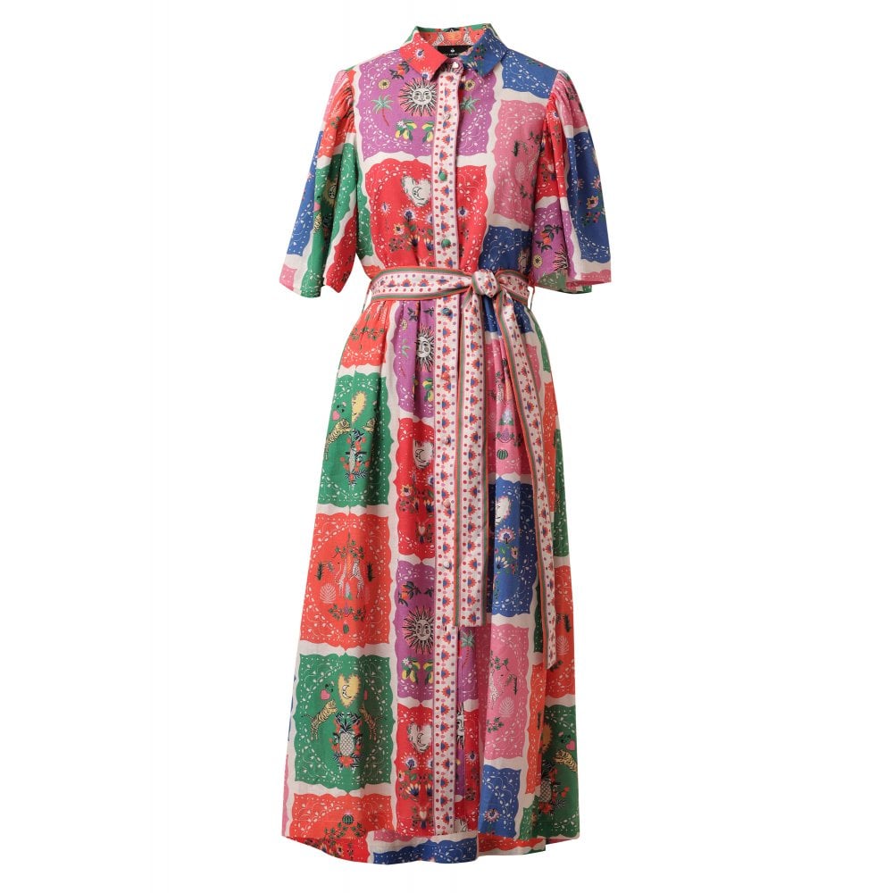 Melody Dress- Multi Patchwork