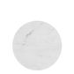 Graze Marble Round Coaster - White