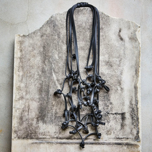 Frank Ideas Uptight Necklace Strip- Black