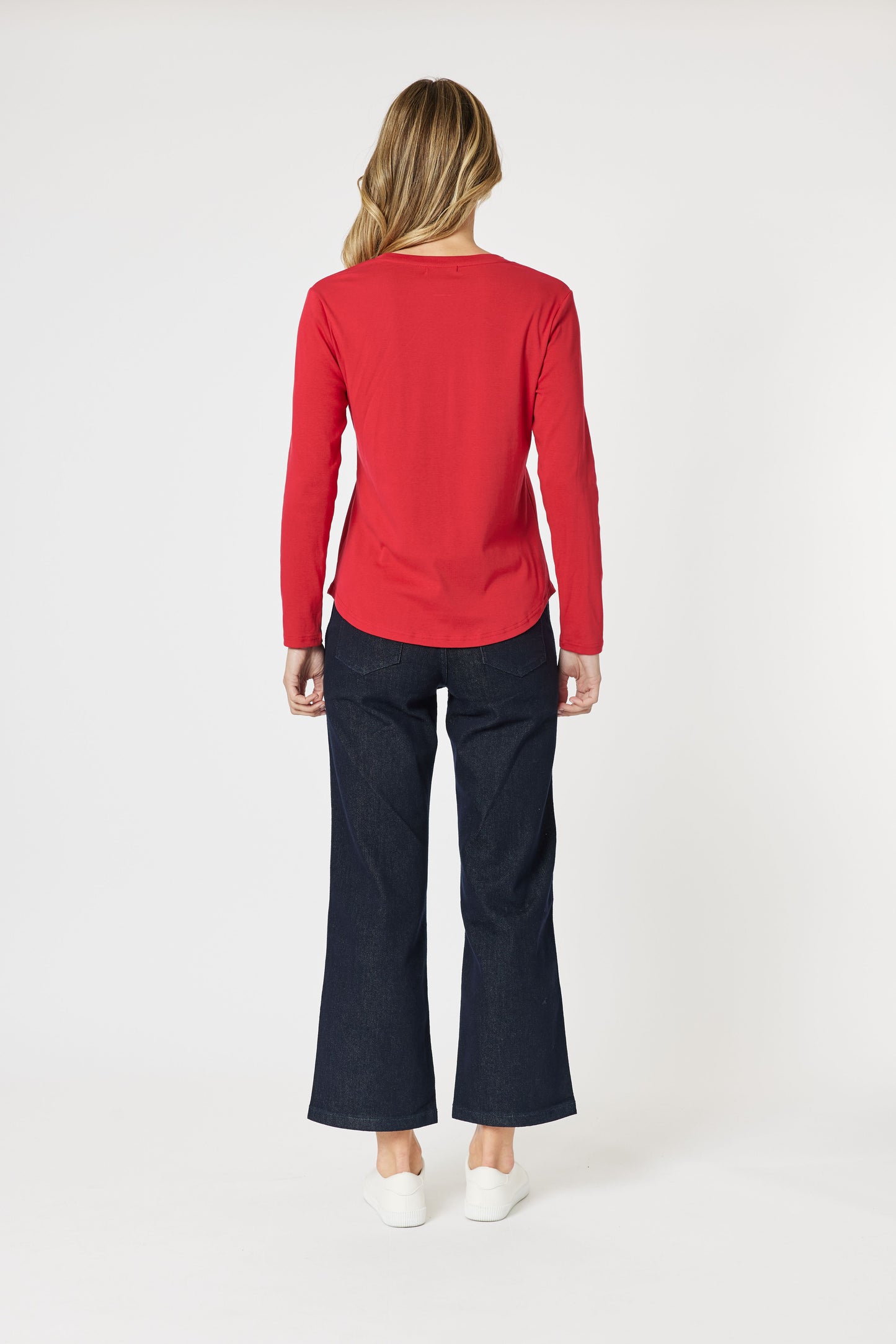 Classic Crew Neck Tee - Red