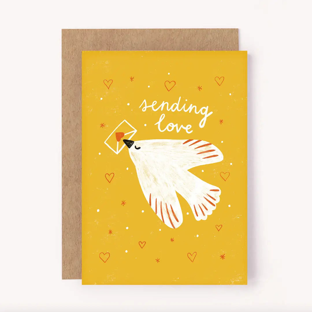 Sending Love Gretting Card