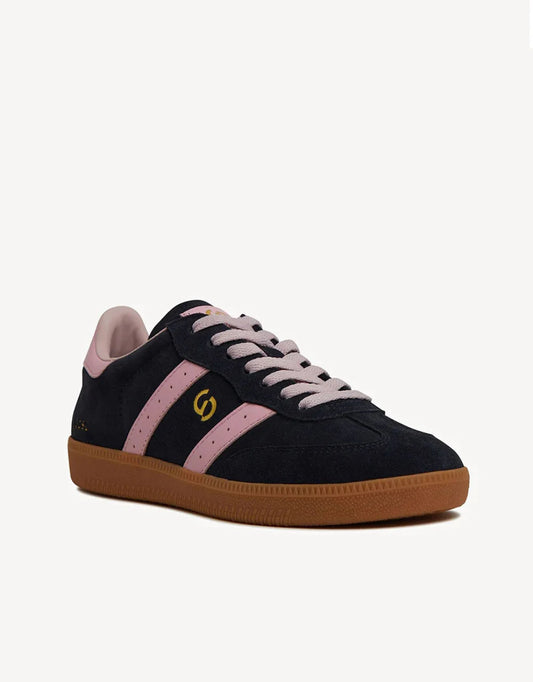 Goodsole Parallel - Navy/Pink Suede