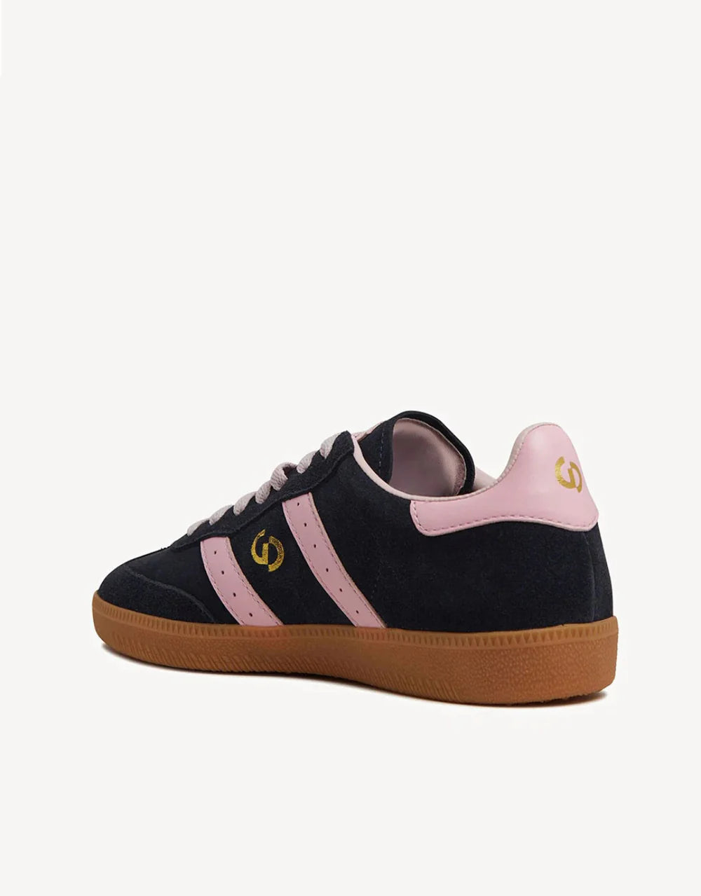 Goodsole Parallel - Navy/Pink Suede