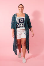 Posy Cardigan - Teal