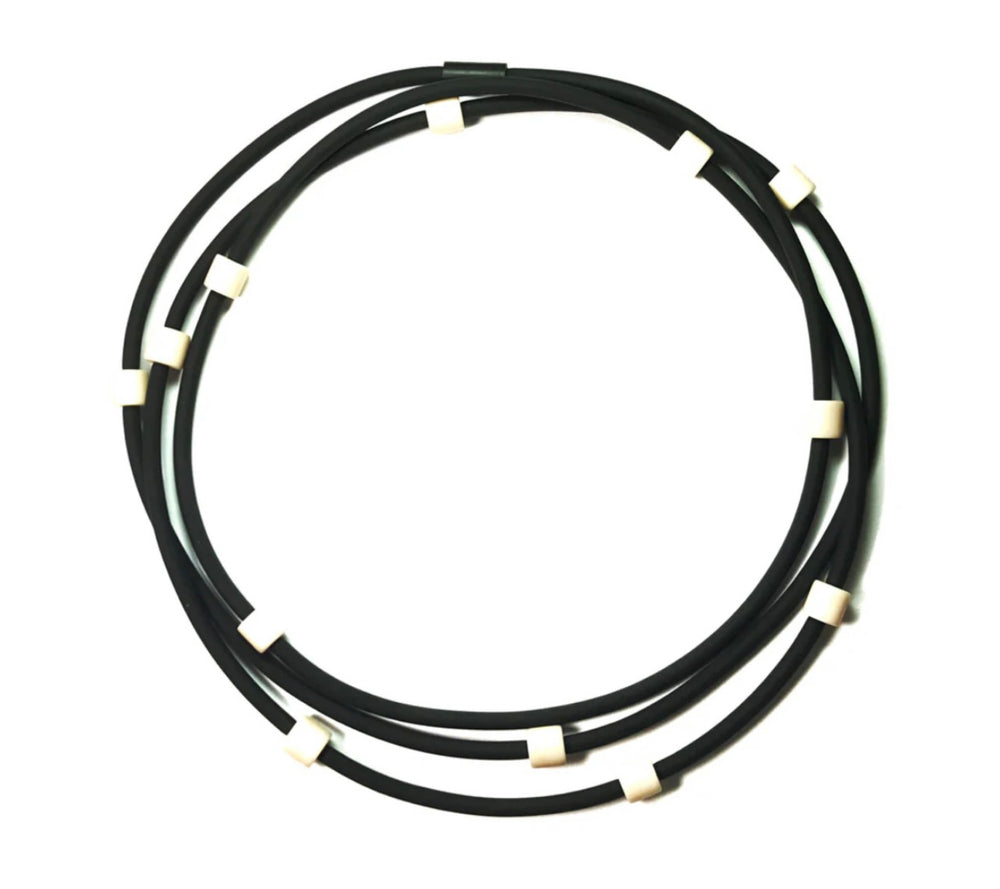 Frank Ideas Rubber Necklace - Cream