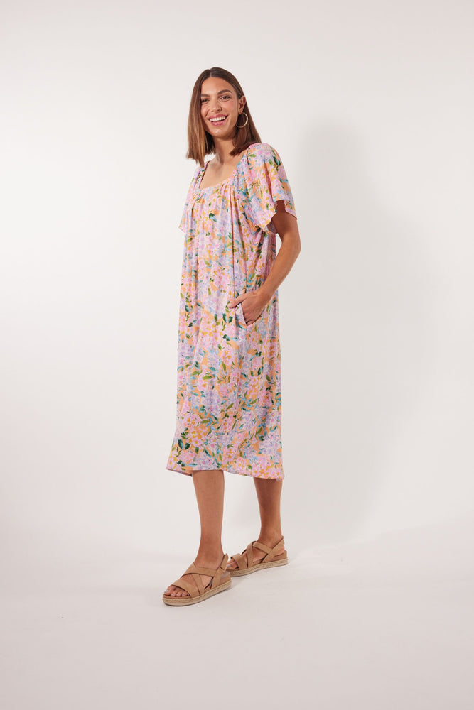 Flora Dress - Sunset Hydrangea