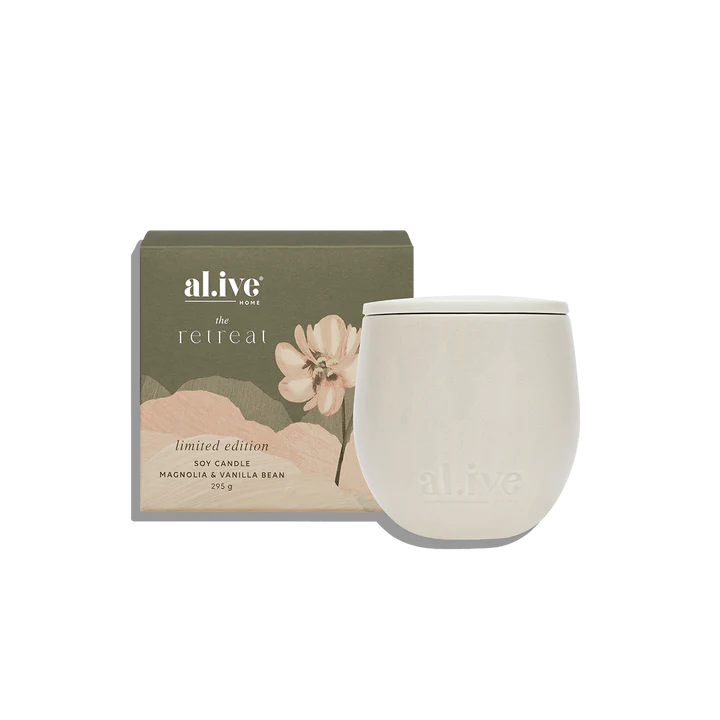 Al.ive Magnolia & Vanilla Bean Soy Candle