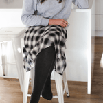 Lamington Marino Wool Textured Tights - Fern