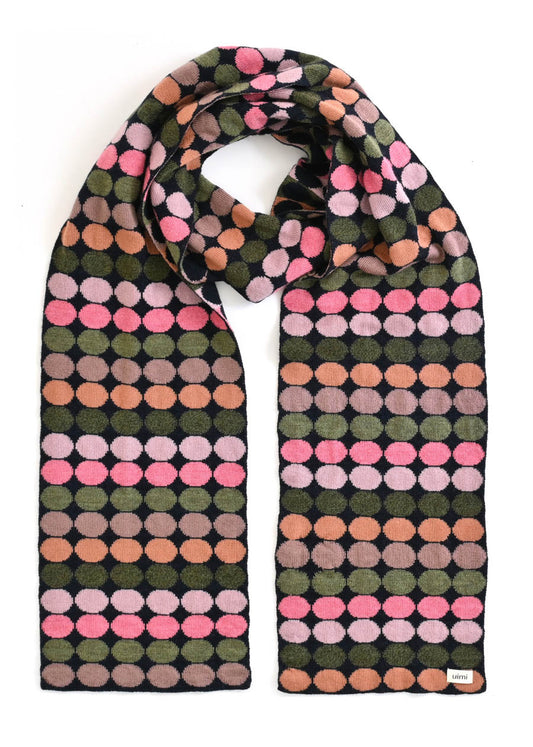 Penny Spot Scarf - Moss