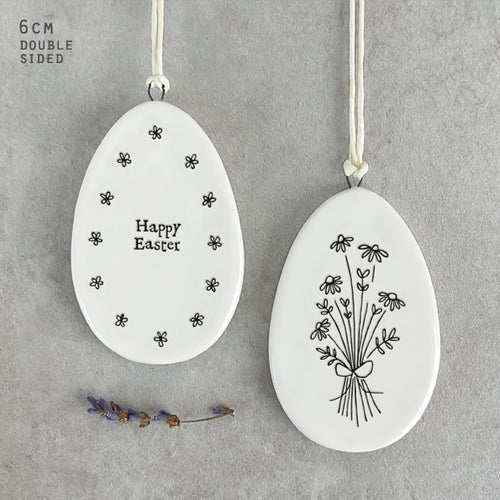 Porcelain Hangers- Happy Easter
