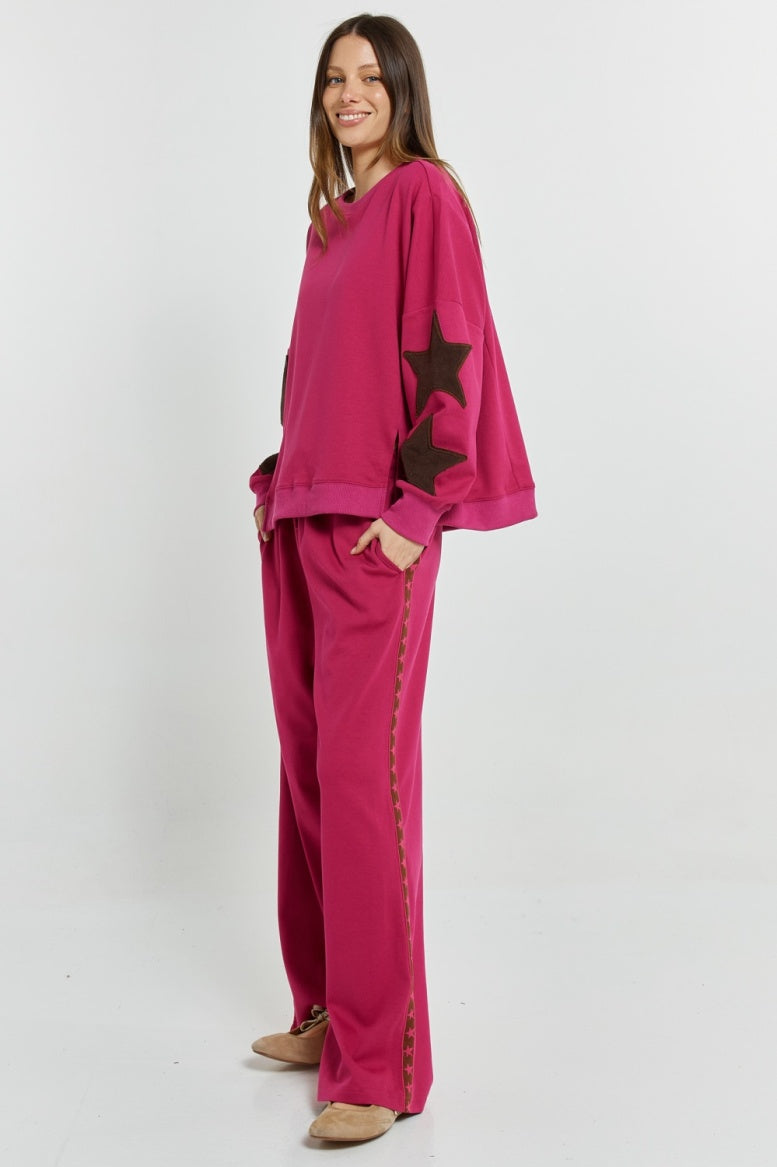 Saskia Sweatshirt - Mulberry
