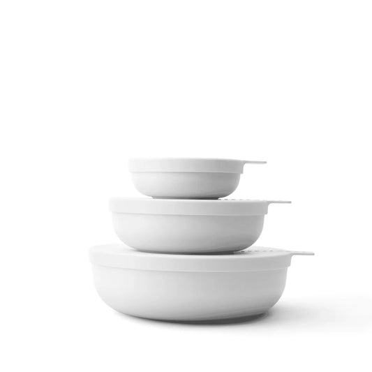 3 Piece Nesting Bowl Set - Salt