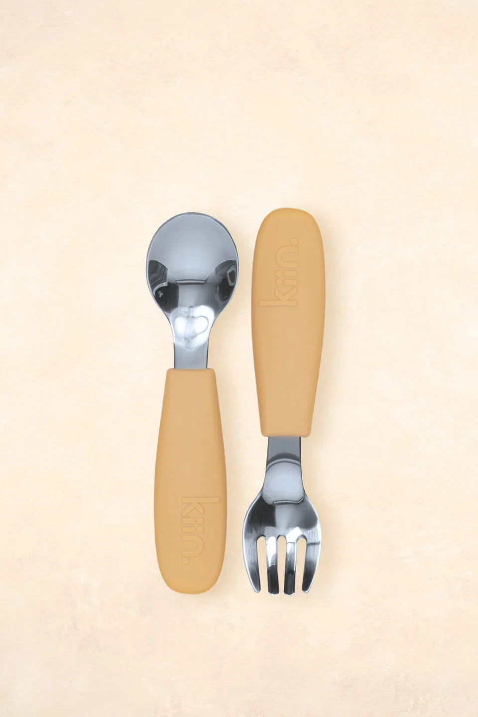 Kiin Silicone Cutlery Set- Tan