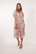 Flora Dress - Sunset Hydrangea