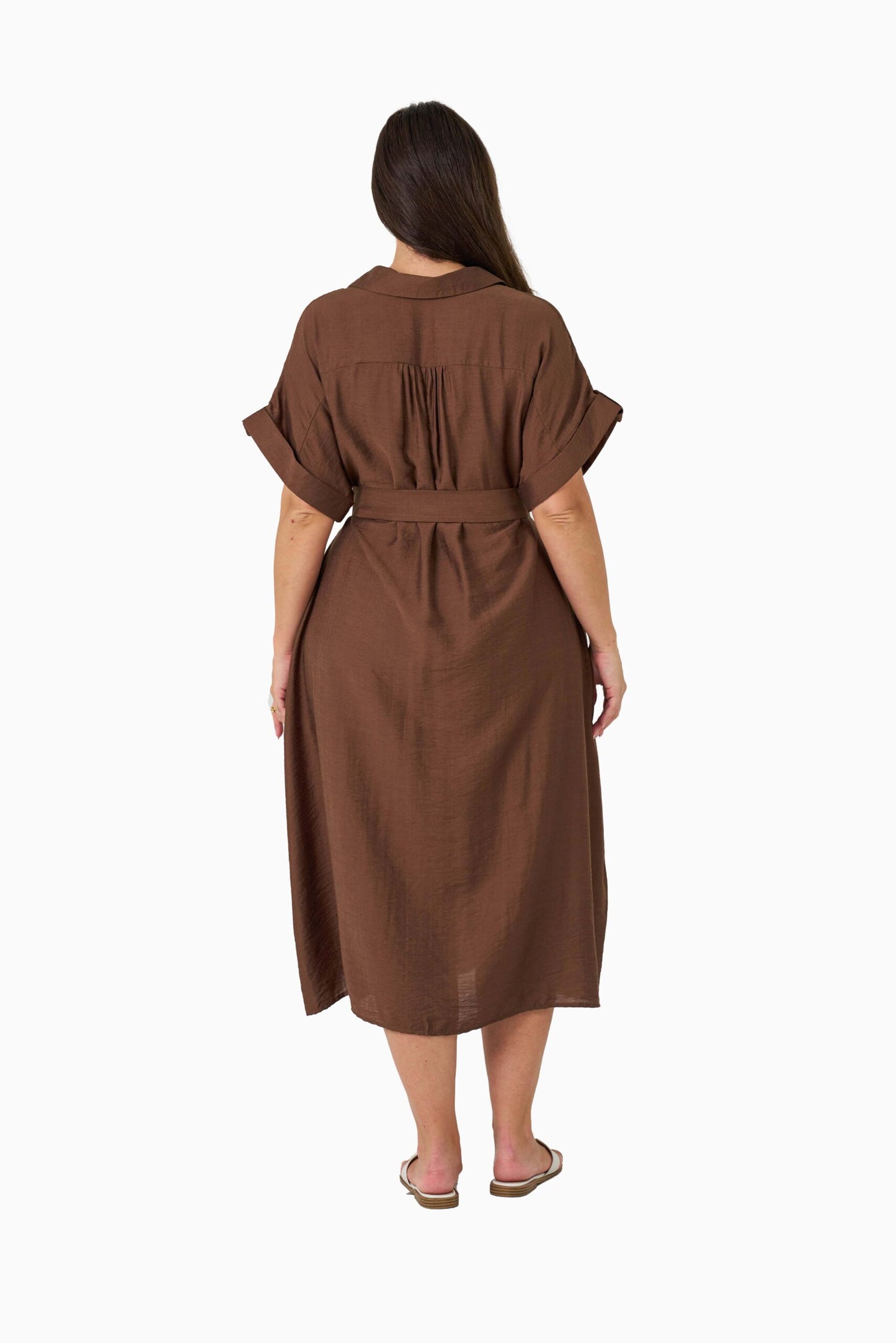 Carlson Dress- Brown