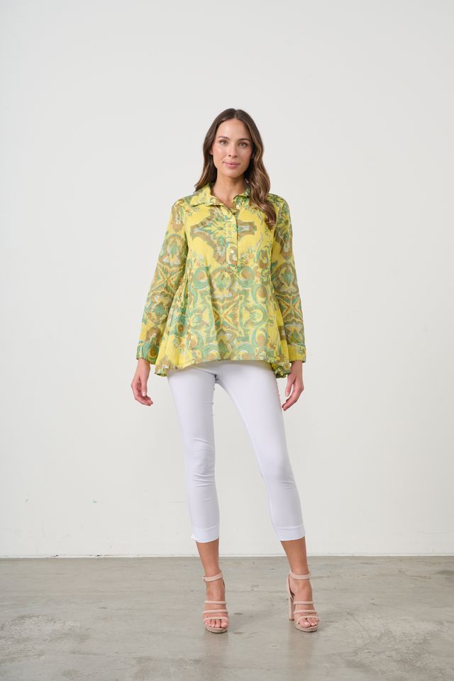 Printed Swing Blouse