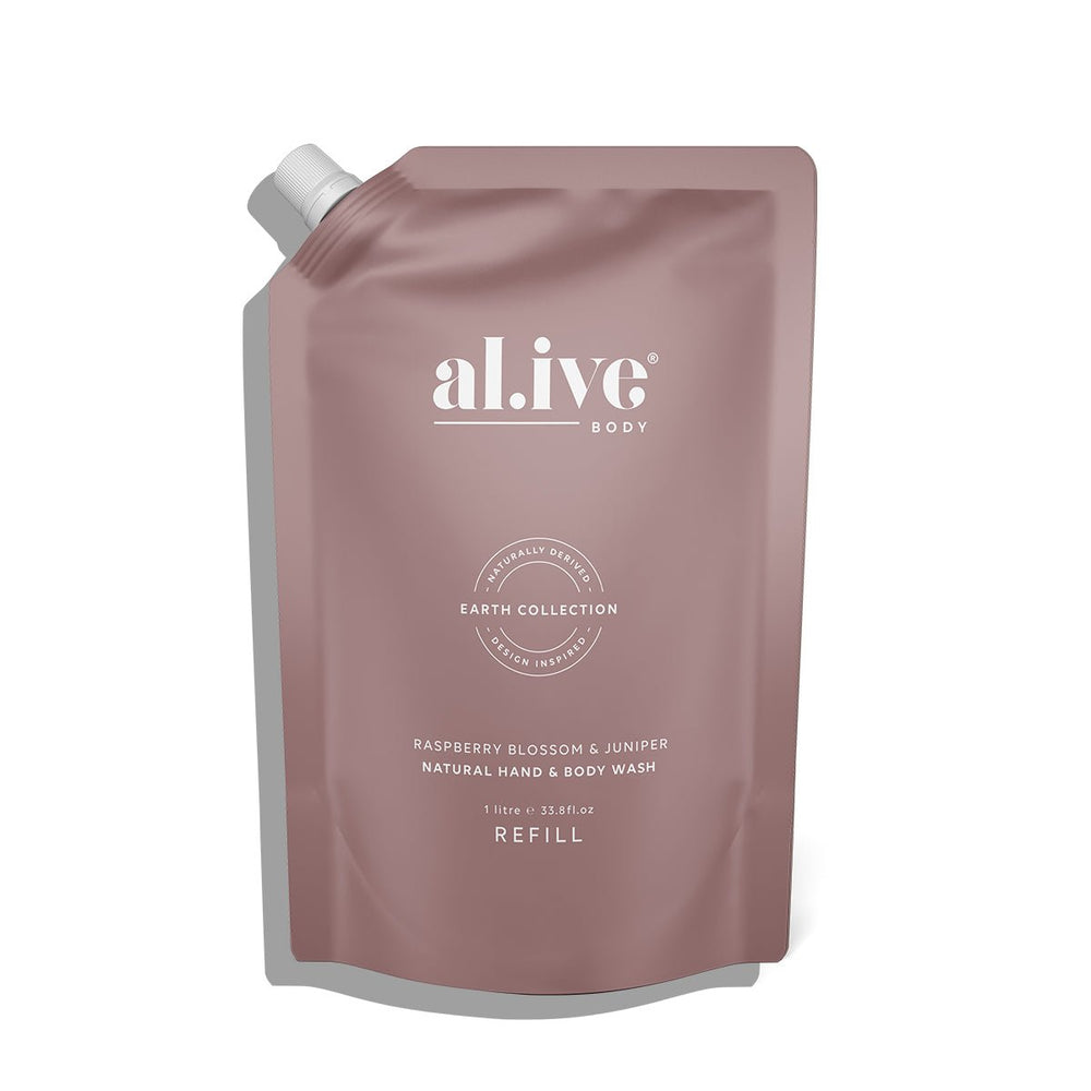 Alive Hand/Body Wash Refill - Raspberry Blossom/Juniper