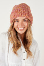 Beanie - Pink Fleck