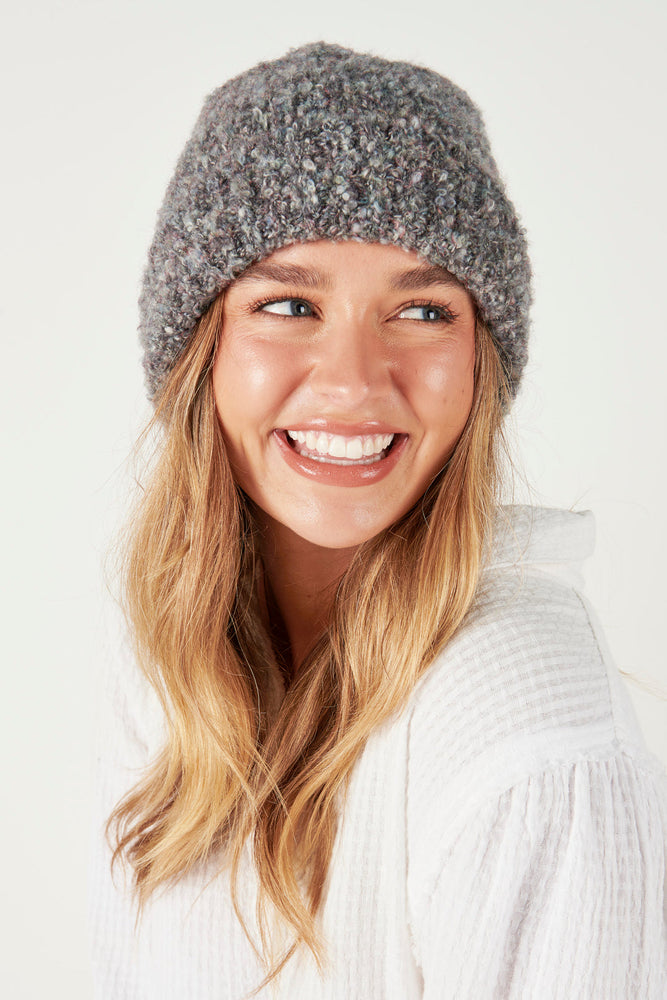 Beanie - Black Fleck
