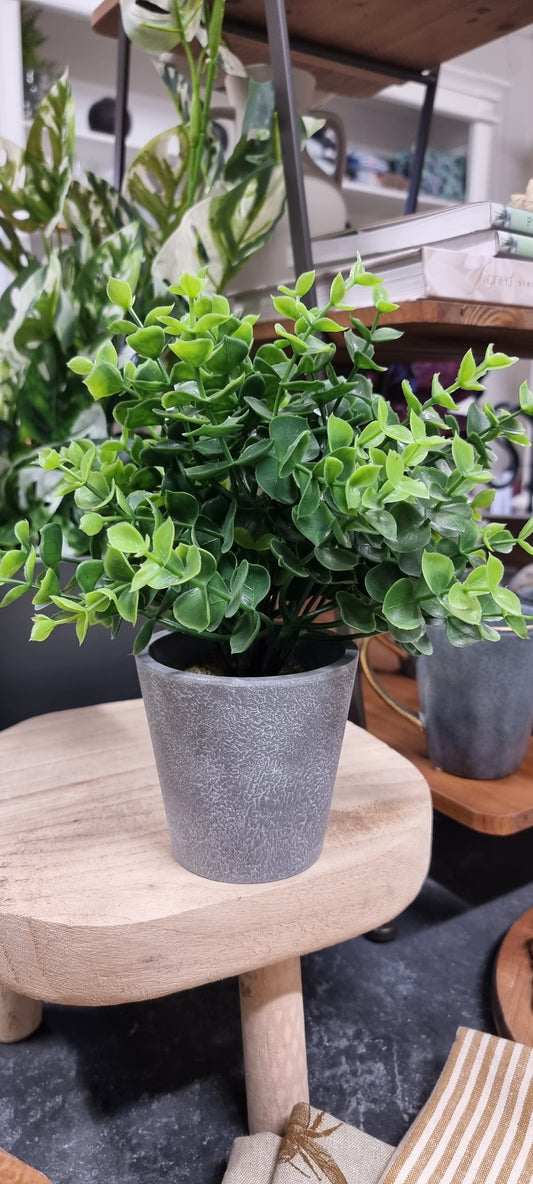 Faux Leaves Green