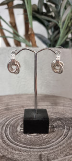 Allure Knotted Drop Earring - Silver