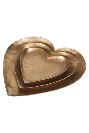 Luxe Heart Set - Brass