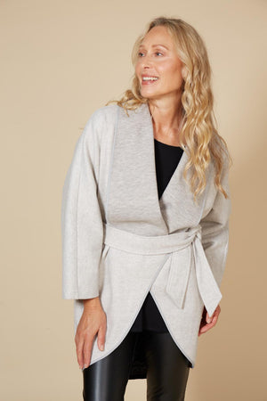 
            
                Load image into Gallery viewer, Klein Wrap Jacket - Gray
            
        