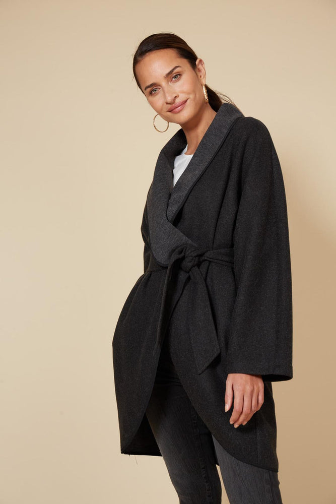 
            
                Load image into Gallery viewer, Klein Wrap Jacket - Fossil
            
        