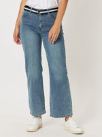 Vicki Bootcut Mum Jean - Denim