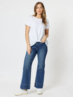 Georgia Wide Leg Jean - Denim