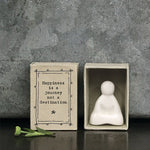 Porcelain Quoted Matchbox -  Little Buddha