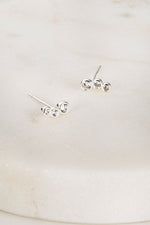 Zafino Ruby Earring - Silver