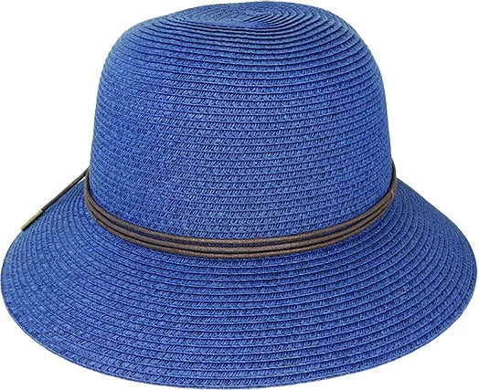 Cloche Braided Hat - Navy