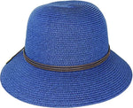 Cloche Braided Hat - Navy